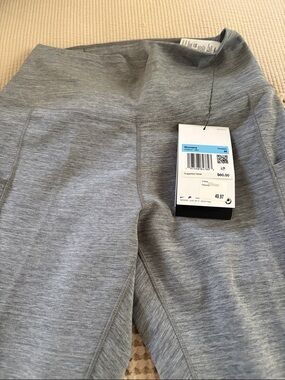 Nike Gray Active Leggings with Non Roll Waistband